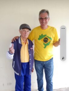 Israel Scupenaro e Sr. benedito Scupenaro (seu pai)
